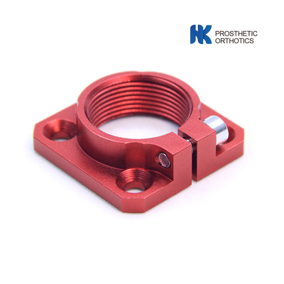 4 agujeros de aluminio para pediatría adaptador de conexión de prótesis 45kg 99LBS carga máxima