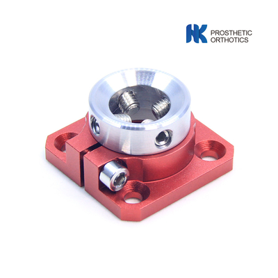 Aluminio 4 agujeros Pirámide pediátrica receptor conector adaptador giratorio y ajustable