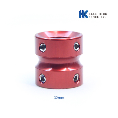 Adaptador de doble cabeza de aluminio para prótesis pediátrica con certificación CE