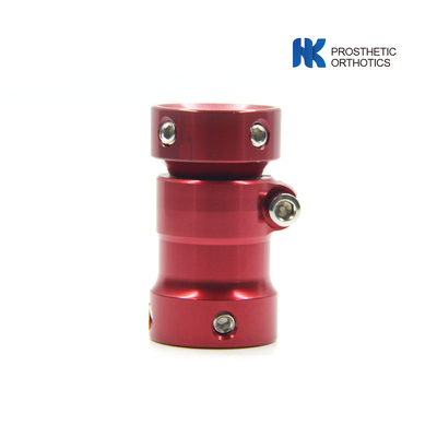 Componentes de prótesis de aluminio Adaptador pediátrico de doble cabeza con ajuste de altura