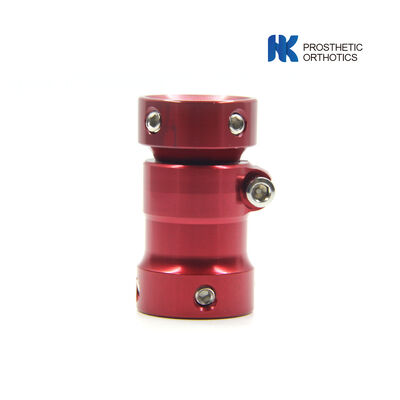 Adaptador de doble cabeza de aluminio para prótesis pediátricas