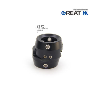 Peso ligero Prótese de aluminio con doble cabeza Adaptador deslizante 45 mm